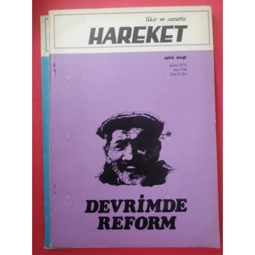 Fikir ve Sanatta Hareket 100/1974 Büyük Sanayi/Topçu,Kendi Semasında tek yıldız/Meriç,Haşhaş Meselesi,Mustafa Kutlu,Emin Işık,