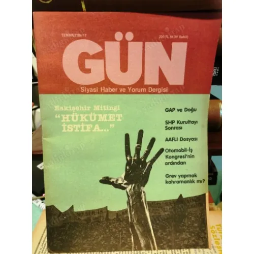 Gün 17/86 Shp Kurultayı,Türkiye Stratejik Merkez,Gap ve Doğu,