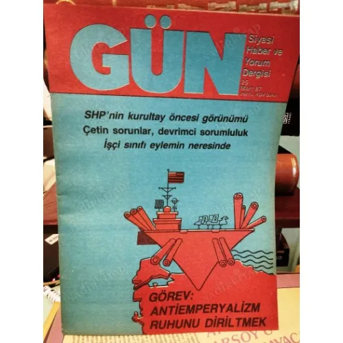 Gün 25/87 Antiemperyalizm ruhunu diriltmek,SHP kurultay öncesi,Barış Can,Güney Dinç,Gazi ve Zübeyde mahalleleri