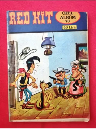 Red Kit Özel Albüm Cilt 70 Sayı 28/29/30 Dalton Ana (1982 60 Lira)