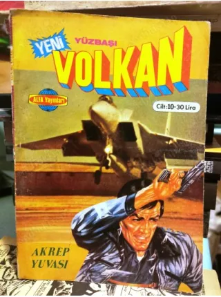 Yeni Yüzbaşı Volkan Cilt 10 - Sayı 26 - 27 Akrep Yuvası 2 Fasiküllü (Tam Macera)