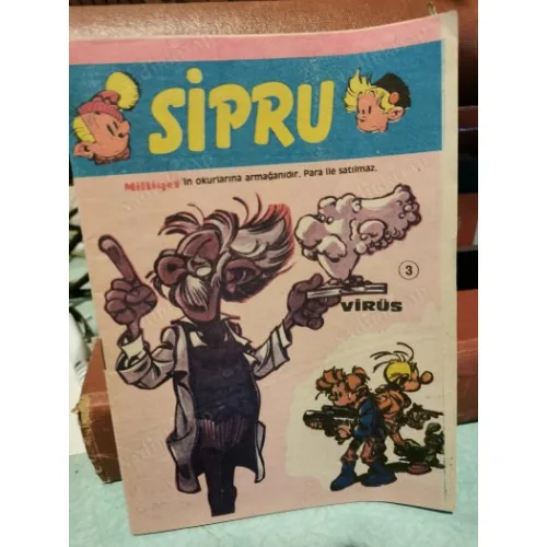 Sipru Milliyet Sayı 3 Virüs (Tam Macera Renkli)