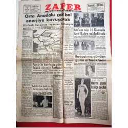 Zafer Gazetesi 10 Eylül 1953 Ata