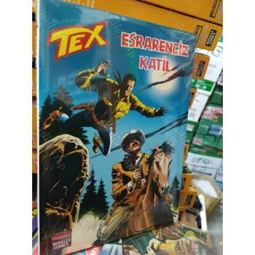 Tex (Teks) Maceraperest Çizgiler Sayı 155 * Esrarengiz Katil (204 lük seri) SHRİNKLİ