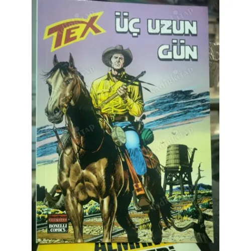 Tex (Teks) Maceraperest Çizgiler Sayı 190 * Üç Uzun Gün (204 lük seri) SHRİNKLİ YENİ