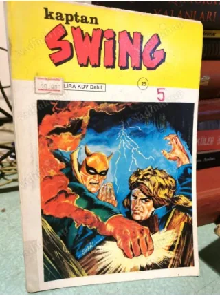 Kaptan Swing Atılım/Ertuğrul Ürer Sayı 25 Obörn Zaferi/Büyük Rejinald 15000 Lira (3/Son Seri/Büyük Boy)