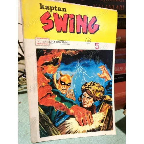 Kaptan Swing Atılım/Ertuğrul Ürer Sayı 25 Obörn Zaferi/Büyük Rejinald 15000 Lira (3/Son Seri/Büyük Boy)