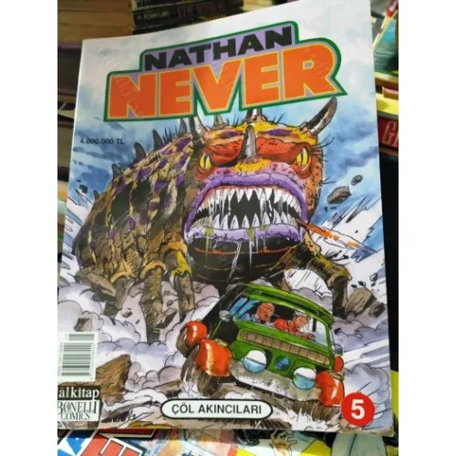 Nathan Never Lal Sayı 5 Çöl Akıncıları Tam Macera (38 lik Seri)