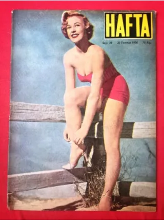 HAFTA 29/1956 Kapak Jill Adams,Kan Alış-Verişi,Moto-Ball,Soyunmak bir sanat olabilir mi Streep-Teaste,Kasten yangın çıkaranlar