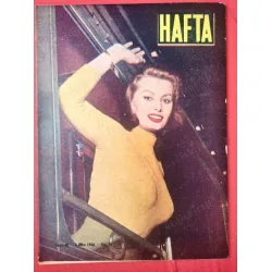 HAFTA 40/1956 Kapak Sophia Loren,Tam Sayfa Tamek Reklamı,İstanbul,Haziran ve Ekim İstanbul HAFTA 40/1956 Kapak Sophia Loren,Tam Sayfa Tamek Reklamı,İstanbul,Haziran ve Ekim İstanbul