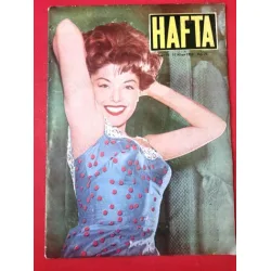 HAFTA 15/1958 Kapak Claudine Dupuis,Vehbi Bolak HAFTA 15/1958 Kapak Claudine Dupuis,Vehbi Bolak