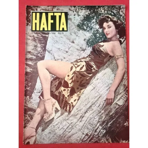 HAFTA 21/1958 Kapak Allison Hayes,Bayar yurda Döndü,Olgunlaşma Ens Defilesi,500.000 Alman Patenti ne oldu,Romeo-Julyet İstanbulda,Ford İmparatorluğu