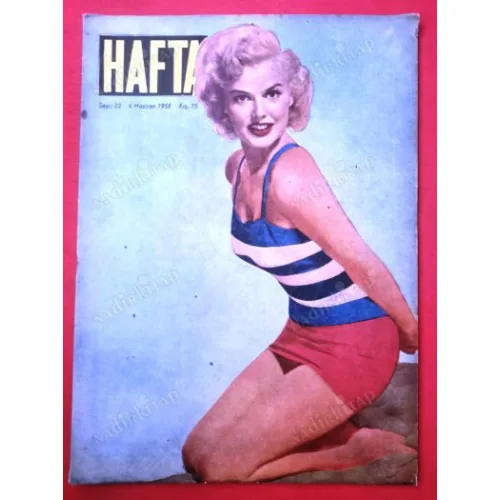 HAFTA 23/1958 Kapak Janet Blair,İstanbul