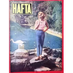HAFTA 28/1958 Kapak Dina Merrel,Cemil Cahit Cem HAFTA 28/1958 Kapak Dina Merrel,Cemil Cahit Cem
