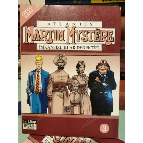 Atlantis Martin Mystere Özel Seri Cilt 3 Sayı 8 Rüzgarlı Ada 9 Deniz Tanrıları 10 Allan Qutermain 3 Sayı Tek Ciltte (53 Lük Seri)
