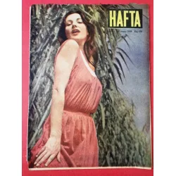 HAFTA 21/1959 Kapak Teresa Pellatin,Kayıkçılık,Bebek HAFTA 21/1959 Kapak Teresa Pellatin,Kayıkçılık,Bebek