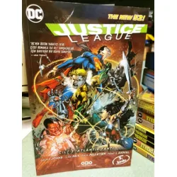 DC Justice League Cilt 3 Atlantis Tahtı (Büyük Boy)
