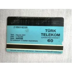 Türk Telekom 2001 60 Kontür (5 Haziran Dünya Çevre Günü) Türk Telekom 2001 60 Kontür (5 Haziran Dünya Çevre Günü)