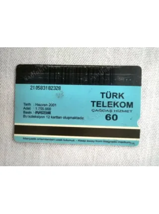Türk Telekom 2001 60 Kontür (5 Haziran Dünya Çevre Günü)