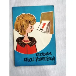 Duydum Bekliyormuşsun! Hayırlı Uğurlu olsun (Çok özel Hamile haber katlı kartı)