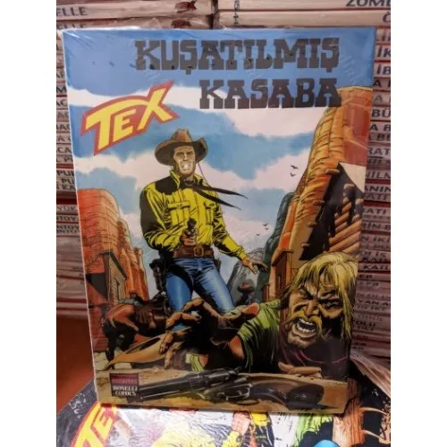 Tex (Teks) Maceraperest Çizgiler Sayı 152 * Kuşatılmış Kasaba (204 lük seri) Shrink Ambalajında YENİ