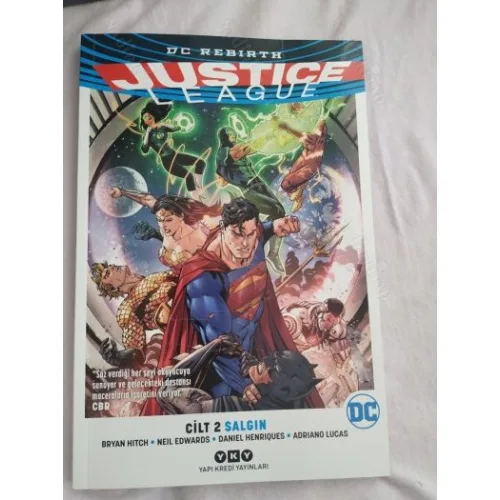 DC Justice League Rebirth Cilt 2 Salgın (3 Ciltlik Seri)