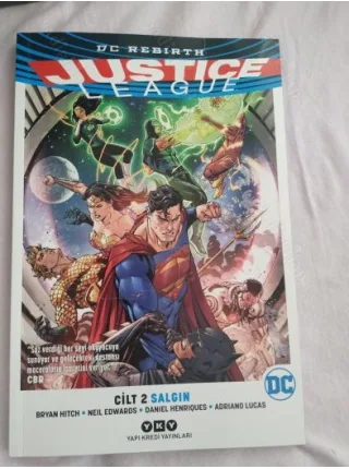 DC Justice League Rebirth Cilt 2 Salgın (3 Ciltlik Seri)