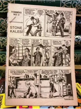 Yüzbaşı Tommiks Ceylan Sayı 2 STONE Kalesi 1982 (132 lik Seri) Kapaksız