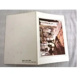 Ahmet Uzelli Ressam Kartpostal Sirkeci/Cankurtaran da Ahşap Evler (20 x 15 cm Katlanabilir)