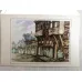 Ahmet Uzelli Ressam Kartpostal Edirnekapı Sur Dışında Ahşap Evler (20 x 15 cm Katlanabilir)