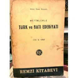 Metinlerle Türk ve Batı Edebiyatı Lise II / 2 Metinlerle Türk ve Batı Edebiyatı Lise II / 2