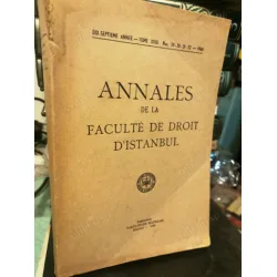 ANNALES de la faculte de droit d