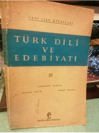Türk Dili ve Edebiyatı Lise III /3 (Yeni Lise Kitapları)