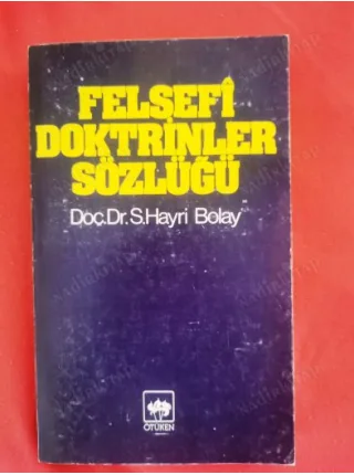 Felsefi Doktrinler Sözlüğü (İlaveli ve gözden geöirilmiş)