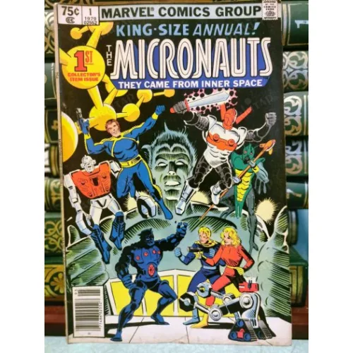 Marvel Micronauts King Size #1 Annual 1979 Timestream,Coup!,Arena of Death!