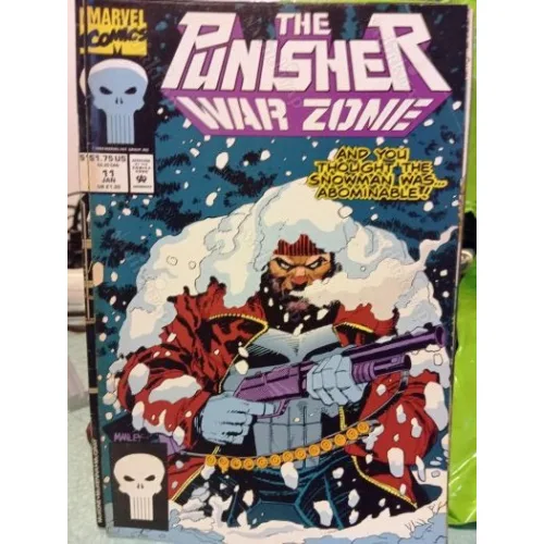 Marvel Punisher: War Zone Vol 1 # 11 January, 1993 In A Deadly Place