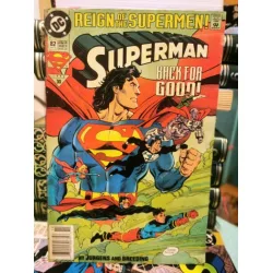 DC Superman Vol 2 # 82 October, 1993 Back for Good! Part of the DC Superman Vol 2 # 82 October, 1993 Back for Good! Part of the