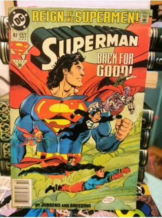 DC Superman Vol 2 # 82 October, 1993 Back for Good! Part of the 