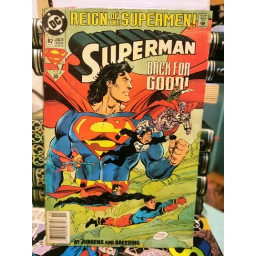 DC Superman Vol 2 # 82 October, 1993 Back for Good! Part of the 