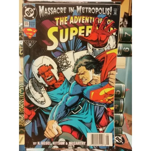 DC Superman Adventures of Superman Vol 1 # 515 August, 1994 Massacre in Metropolis!