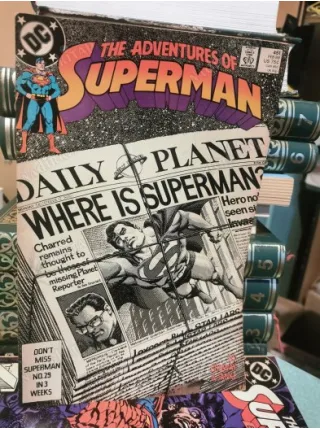 DC Superman Adventures of Superman Vol 1 # 451 February, 1989 Dangerous Ground Part of the 