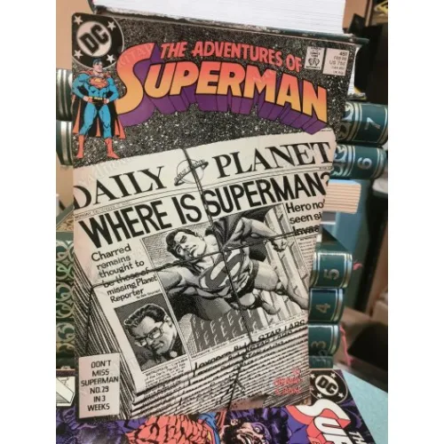DC Superman Adventures of Superman Vol 1 # 451 February, 1989 Dangerous Ground Part of the 