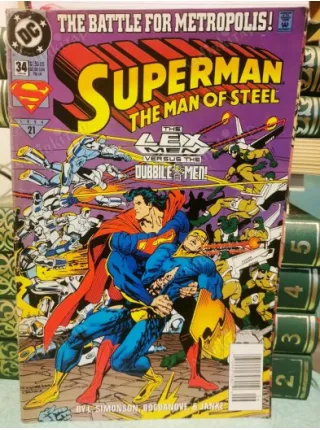 DC Superman: The Man of Steel Volume 1 # 34 June, 1994 War Part of the 