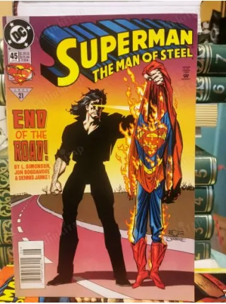 DC Superman: The Man of Steel Volume 1 # 45 June, 1995 Superman No More! Part of the 
