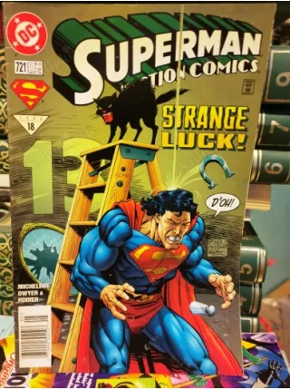 DC Superman Action Comics Vol 1 # 721 May, 1996 The Fortune Plague