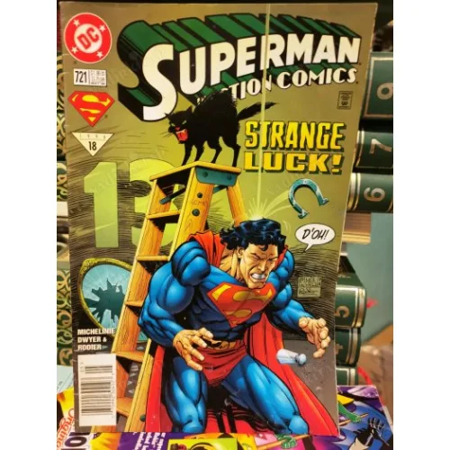 DC Superman Action Comics Vol 1 # 721 May, 1996 The Fortune Plague