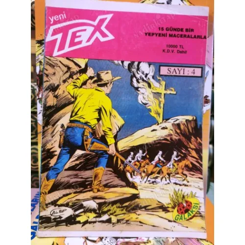 Yeni Teks (Tex) Sayı 4 Tuzağa Karşı Tuzak 1993 (10 luk Seri)