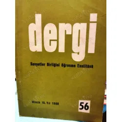 Dergi Sovyetler Birliğini Öğrenme Enstitüsü Dergisi - Münih 15 Yıl 56/1969 Pekin-Moskova,Sovyet Türkistanı ve Müslüman Doğu,Sovyet Donanması Akdenizde Dergi Sovyetler Birliğini Öğrenme Enstitüsü Dergisi - Münih 15 Yıl 56/1969 Pekin-Moskova,Sovyet Türkistanı ve Müslüman Doğu,Sovyet Donanması Akdenizde