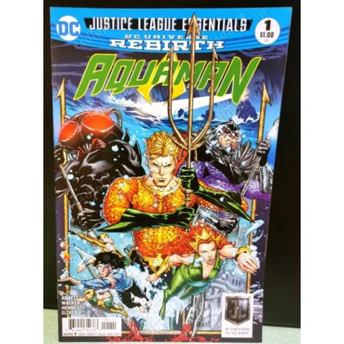 DC Dc Universe Rebirth Justice League Essentials Aquaman Vol 8 # 1 Sept, 2017 he Drowning, Part One: The End of Fear Part of the 