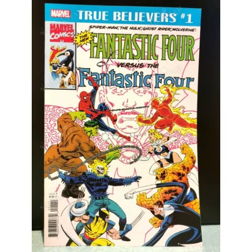 MARVEL True Believers: Fantastic Four vs. the New Fantastic Four Vol 1 # 1 September, 2018 Suddenly ... The Secret Defenders